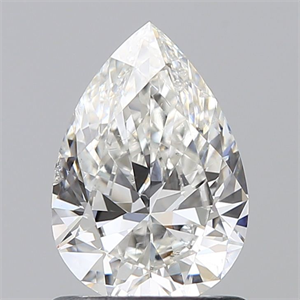 Picture of Natural Diamond 0.90 Carats, Pear with  Cut, G Color, SI1 Clarity and Certified by GIA