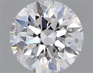 Picture of Natural Diamond 0.51 Carats, Round with Excellent Cut, K Color, SI2 Clarity and Certified by GIA