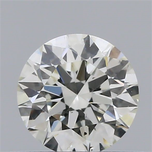 Picture of Natural Diamond 0.42 Carats, Round with Excellent Cut, H Color, SI1 Clarity and Certified by IGI