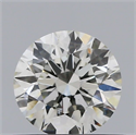 Natural Diamond 0.50 Carats, Round with Excellent Cut, H Color, SI1 Clarity and Certified by IGI