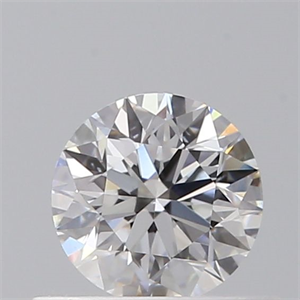 Picture of Natural Diamond 0.40 Carats, Round with Very Good Cut, D Color, VS2 Clarity and Certified by GIA