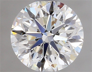 Picture of Natural Diamond 0.40 Carats, Round with Very Good Cut, H Color, SI2 Clarity and Certified by GIA