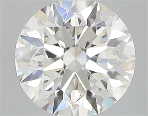 Picture of Natural Diamond 0.41 Carats, Round with Excellent Cut, H Color, VS1 Clarity and Certified by GIA