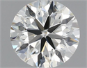 Natural Diamond 0.41 Carats, Round with Excellent Cut, I Color, VS1 Clarity and Certified by IGI