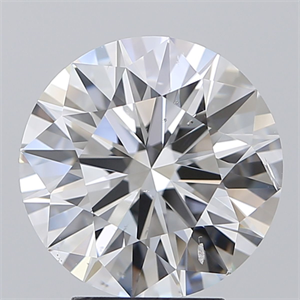 Picture of Natural Diamond 4.01 Carats, Round with Excellent Cut, D Color, SI1 Clarity and Certified by GIA