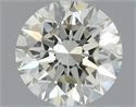 Natural Diamond 0.41 Carats, Round with Excellent Cut, K Color, VS1 Clarity and Certified by IGI