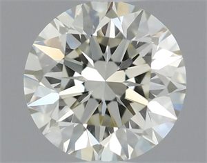 Picture of Natural Diamond 0.41 Carats, Round with Excellent Cut, K Color, VS1 Clarity and Certified by IGI