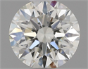 Natural Diamond 0.50 Carats, Round with Excellent Cut, J Color, VS1 Clarity and Certified by GIA