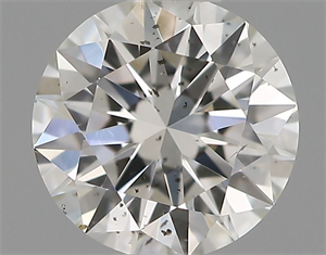 Picture of Natural Diamond 0.40 Carats, Round with Excellent Cut, F Color, SI2 Clarity and Certified by IGI