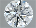 Natural Diamond 0.40 Carats, Round with Excellent Cut, E Color, IF Clarity and Certified by GIA