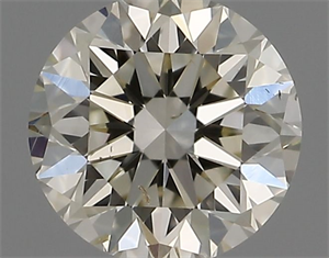 Picture of Natural Diamond 0.40 Carats, Round with Very Good Cut, K Color, SI1 Clarity and Certified by IGI