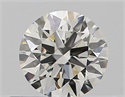 Natural Diamond 0.40 Carats, Round with Excellent Cut, I Color, VS1 Clarity and Certified by GIA