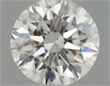 Natural Diamond 0.51 Carats, Round with Excellent Cut, G Color, SI2 Clarity and Certified by GIA