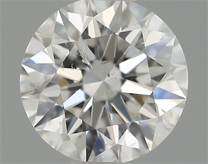 Picture of Natural Diamond 0.51 Carats, Round with Excellent Cut, G Color, SI2 Clarity and Certified by GIA