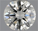 Natural Diamond 0.40 Carats, Round with Excellent Cut, K Color, VVS2 Clarity and Certified by GIA