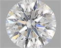 Natural Diamond 0.40 Carats, Round with Excellent Cut, E Color, IF Clarity and Certified by GIA