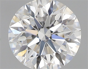 Picture of Natural Diamond 0.40 Carats, Round with Excellent Cut, E Color, IF Clarity and Certified by GIA