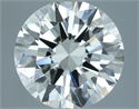 Natural Diamond 1.90 Carats, Round with Excellent Cut, I Color, VVS1 Clarity and Certified by IGI