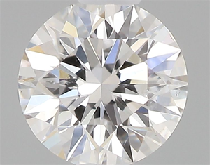 Picture of Natural Diamond 0.40 Carats, Round with Excellent Cut, D Color, SI1 Clarity and Certified by GIA