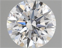 Natural Diamond 0.44 Carats, Round with Excellent Cut, F Color, VS2 Clarity and Certified by GIA