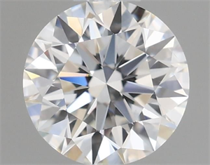 Picture of Natural Diamond 0.44 Carats, Round with Excellent Cut, F Color, VS2 Clarity and Certified by GIA