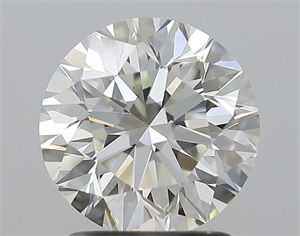 Picture of Natural Diamond 1.70 Carats, Round with Excellent Cut, H Color, IF Clarity and Certified by IGI