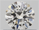 Natural Diamond 0.46 Carats, Round with Excellent Cut, H Color, VS1 Clarity and Certified by GIA