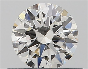 Picture of Natural Diamond 0.46 Carats, Round with Excellent Cut, H Color, VS1 Clarity and Certified by GIA