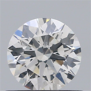 Picture of Natural Diamond 0.50 Carats, Round with Excellent Cut, H Color, SI2 Clarity and Certified by GIA