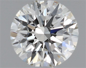 Picture of Natural Diamond 0.47 Carats, Round with Excellent Cut, I Color, VS2 Clarity and Certified by GIA