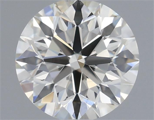 Picture of Natural Diamond 0.56 Carats, Round with Excellent Cut, I Color, VS1 Clarity and Certified by IGI