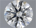 Natural Diamond 0.41 Carats, Round with Excellent Cut, I Color, VS1 Clarity and Certified by IGI