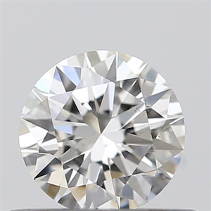 Picture of Natural Diamond 0.40 Carats, Round with Excellent Cut, H Color, SI1 Clarity and Certified by GIA