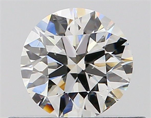 Picture of Natural Diamond 0.40 Carats, Round with Excellent Cut, E Color, SI1 Clarity and Certified by GIA