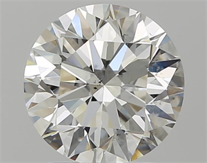 Picture of Natural Diamond 1.79 Carats, Round with Excellent Cut, I Color, VS2 Clarity and Certified by GIA