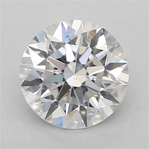 Picture of Natural Diamond 0.40 Carats, Round with Excellent Cut, E Color, VS1 Clarity and Certified by GIA