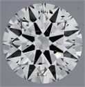 Natural Diamond 0.46 Carats, Round with Excellent Cut, E Color, SI2 Clarity and Certified by GIA