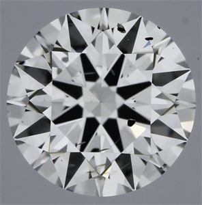 Picture of Natural Diamond 0.46 Carats, Round with Excellent Cut, E Color, SI2 Clarity and Certified by GIA