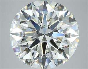 Picture of Natural Diamond 6.70 Carats, Round with Excellent Cut, I Color, SI1 Clarity and Certified by GIA