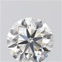 Natural Diamond 0.40 Carats, Round with Very Good Cut, J Color, VVS1 Clarity and Certified by GIA