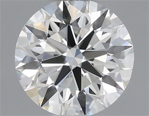 Picture of Natural Diamond 0.40 Carats, Round with Excellent Cut, J Color, SI1 Clarity and Certified by GIA