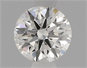 Natural Diamond 0.52 Carats, Round with Excellent Cut, J Color, VVS1 Clarity and Certified by IGI