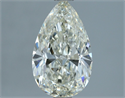 Natural Diamond 1.45 Carats, Pear with  Cut, I Color, SI1 Clarity and Certified by IGI