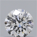 Natural Diamond 0.42 Carats, Round with Excellent Cut, E Color, SI2 Clarity and Certified by GIA