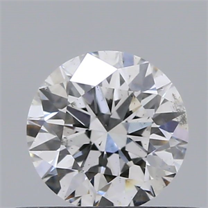 Picture of Natural Diamond 0.42 Carats, Round with Excellent Cut, E Color, SI2 Clarity and Certified by GIA