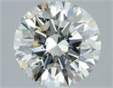 Natural Diamond 2.51 Carats, Round with Excellent Cut, I Color, SI1 Clarity and Certified by IGI