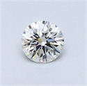 Natural Diamond 0.42 Carats, Round with Excellent Cut, I Color, SI1 Clarity and Certified by GIA