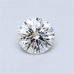 Picture of Natural Diamond 0.42 Carats, Round with Excellent Cut, I Color, SI1 Clarity and Certified by GIA