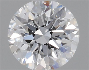 Picture of Natural Diamond 0.40 Carats, Round with Excellent Cut, F Color, I1 Clarity and Certified by GIA