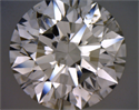 Natural Diamond 3.50 Carats, Round with Excellent Cut, J Color, SI2 Clarity and Certified by GIA